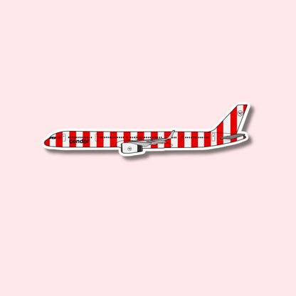 757 Boeing Airplane Sticker