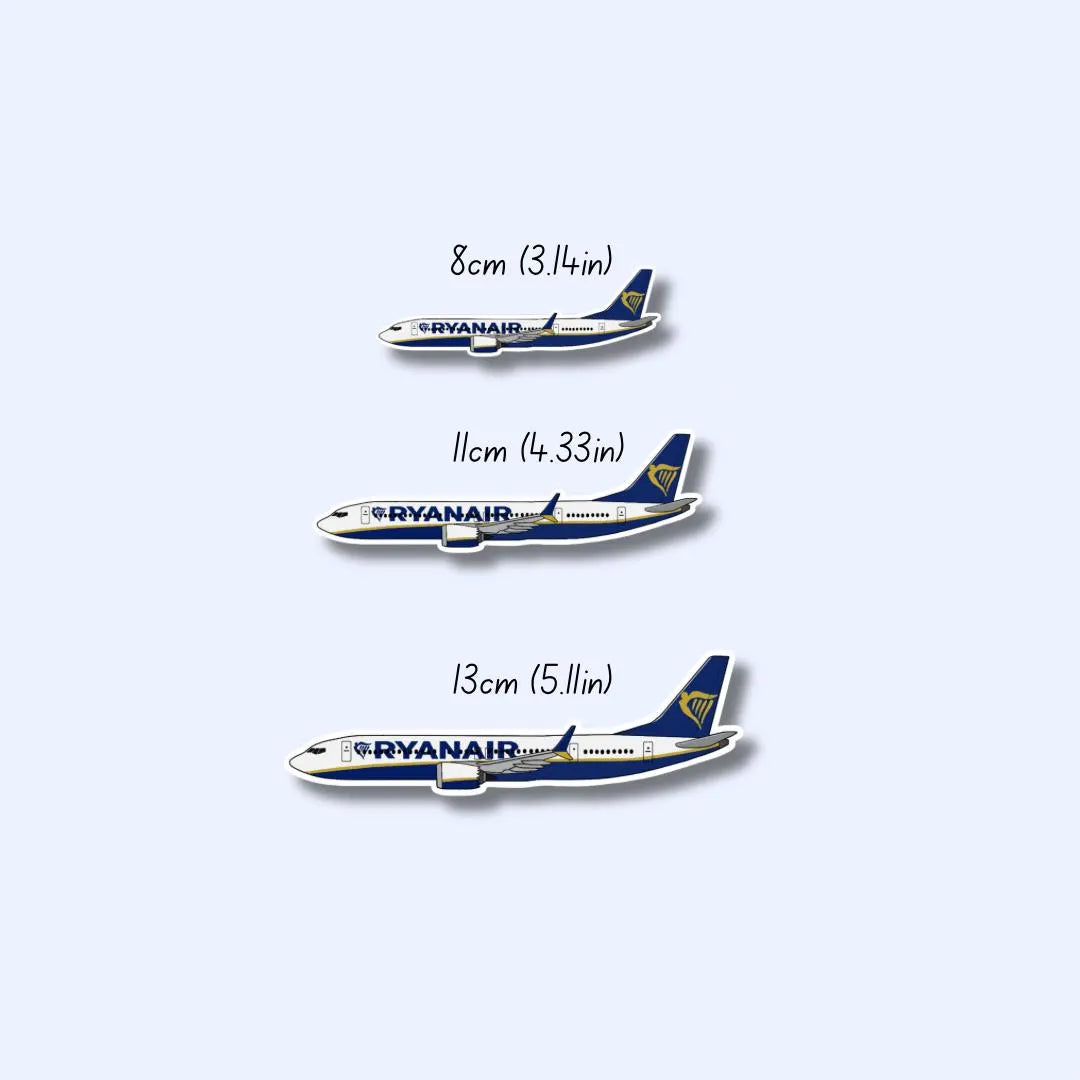 737 Boeing Airplane Sticker