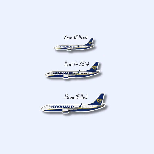 737 Boeing Airplane Sticker