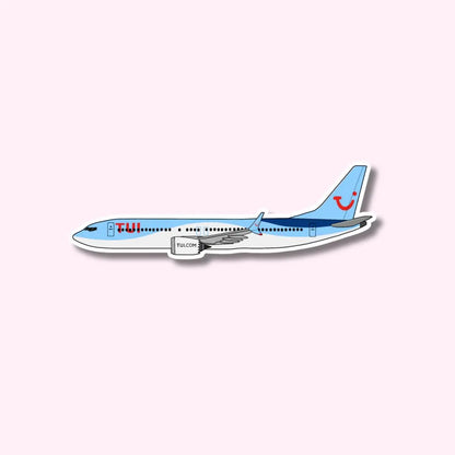 737 Boeing Airplane Sticker