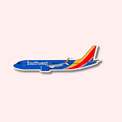 737 Boeing Airplane Sticker