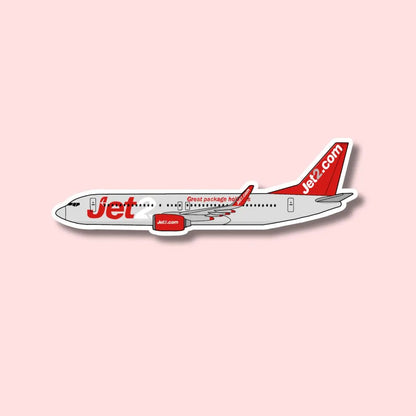 737 Boeing Airplane Sticker