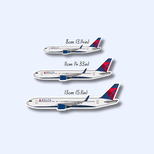 767 Boeing Airplane Sticker