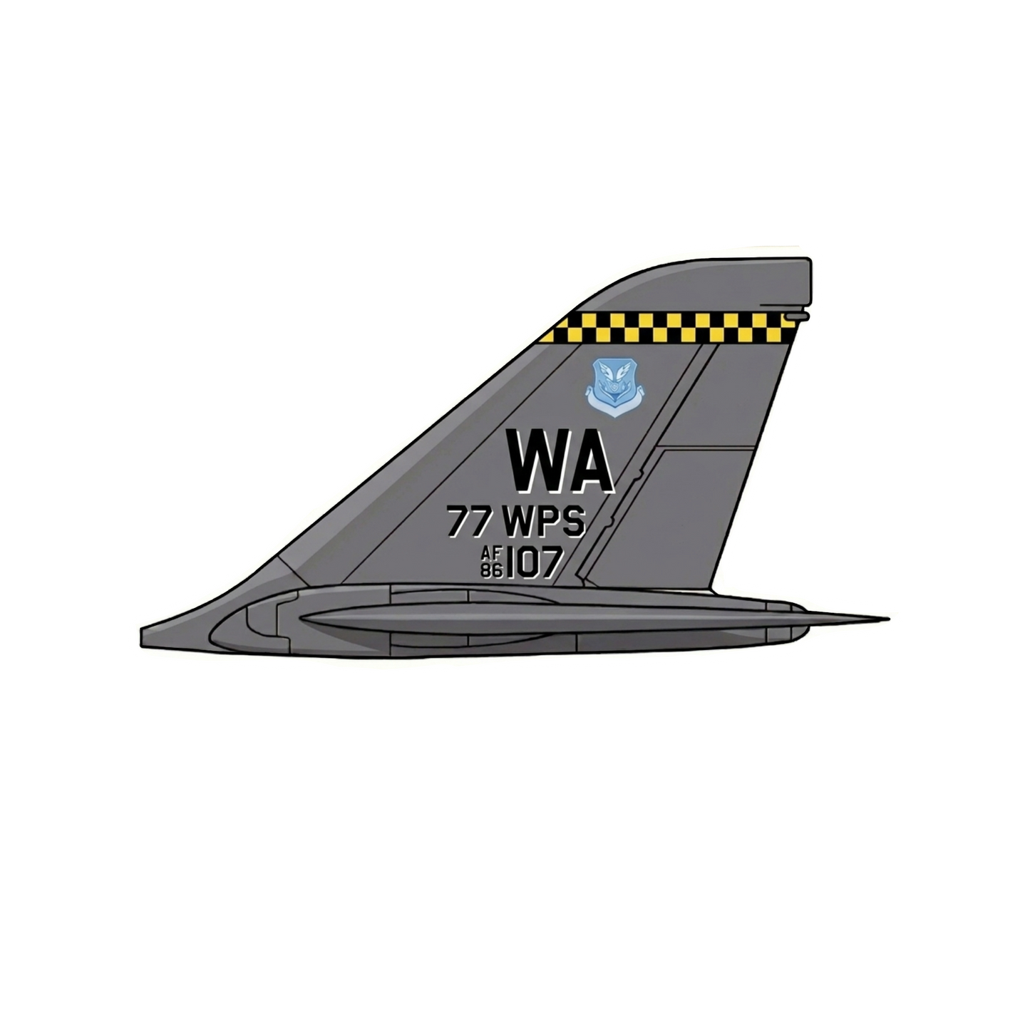 B1 Lancer Tail Sticker