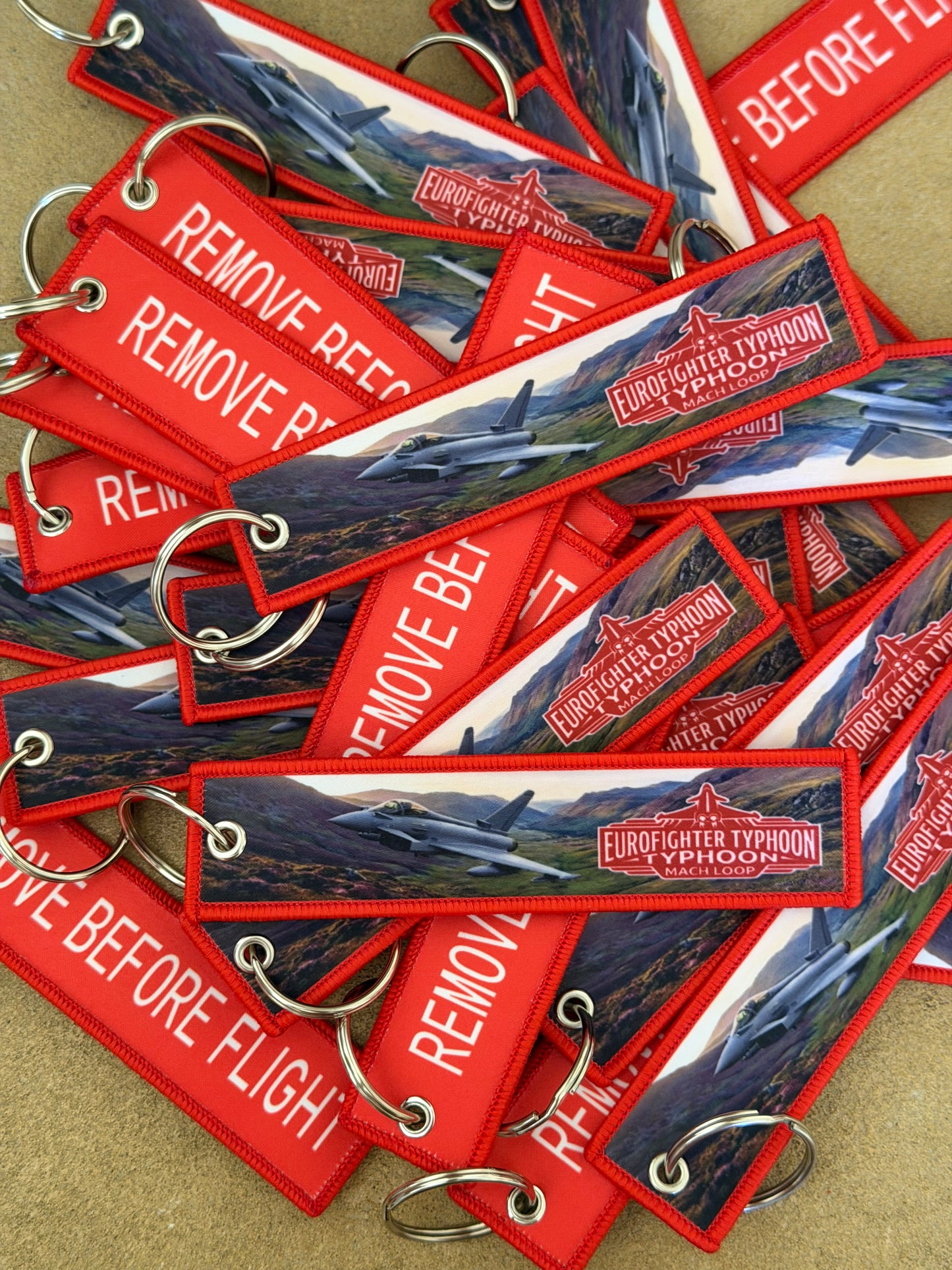 Remove Before Flight Keyring – Mach Loop Aviation Tag
