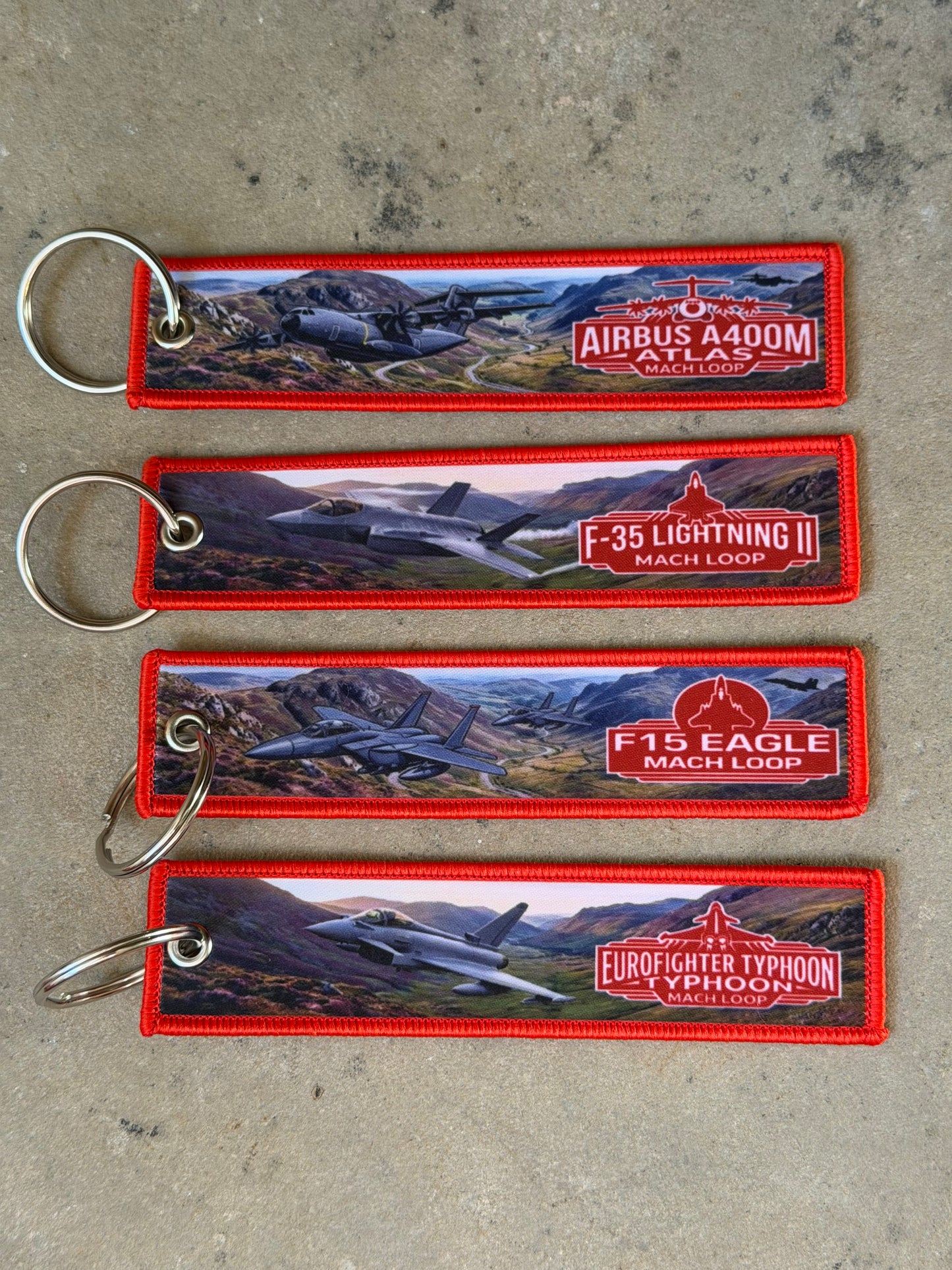Remove Before Flight Keyring – Mach Loop Aviation Tag