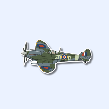 Supermarine Spitfire Military Sticker