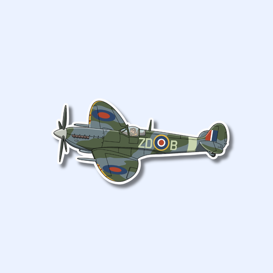 Supermarine Spitfire Military Sticker