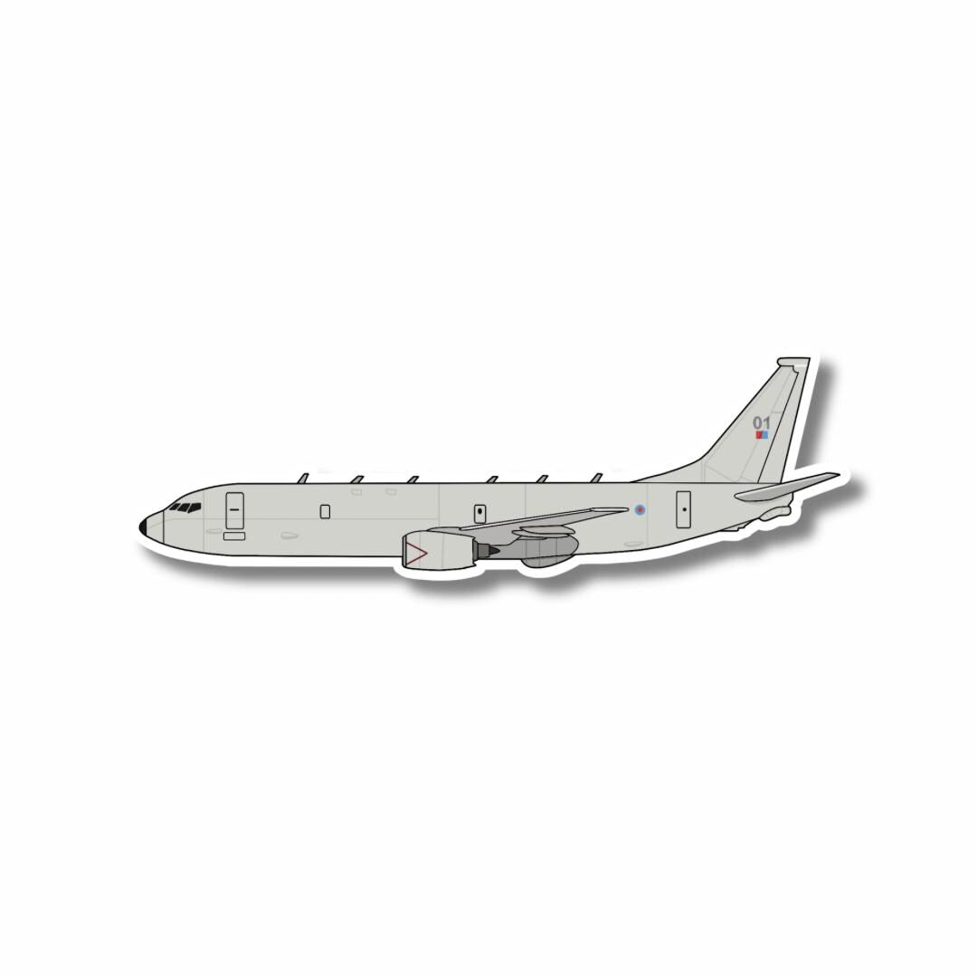 P-8 Poseidon Boeing Airplane Sticker