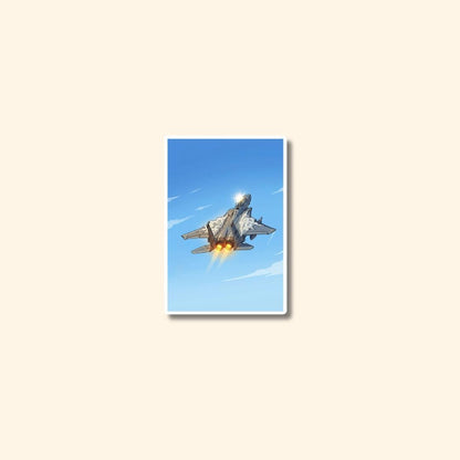 F15 Eagle Fighter Jet Sticker