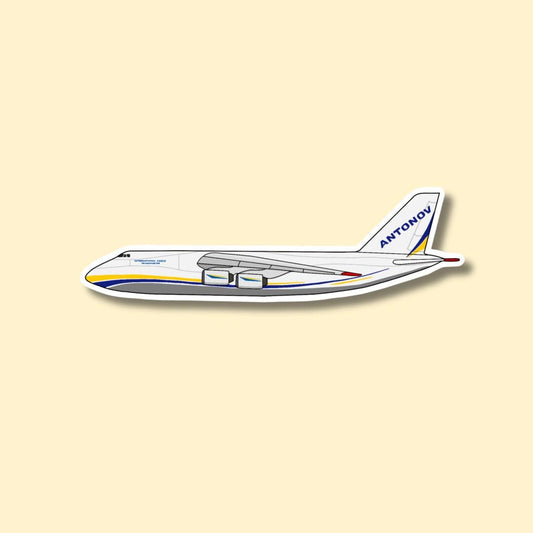 Antonov 124 Airplane Sticker
