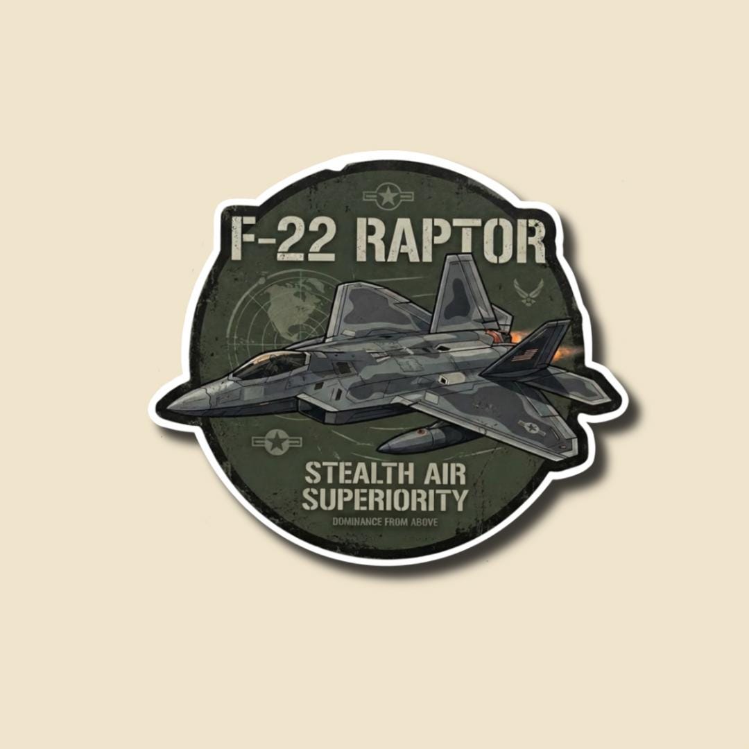 F22 Raptor Sticker