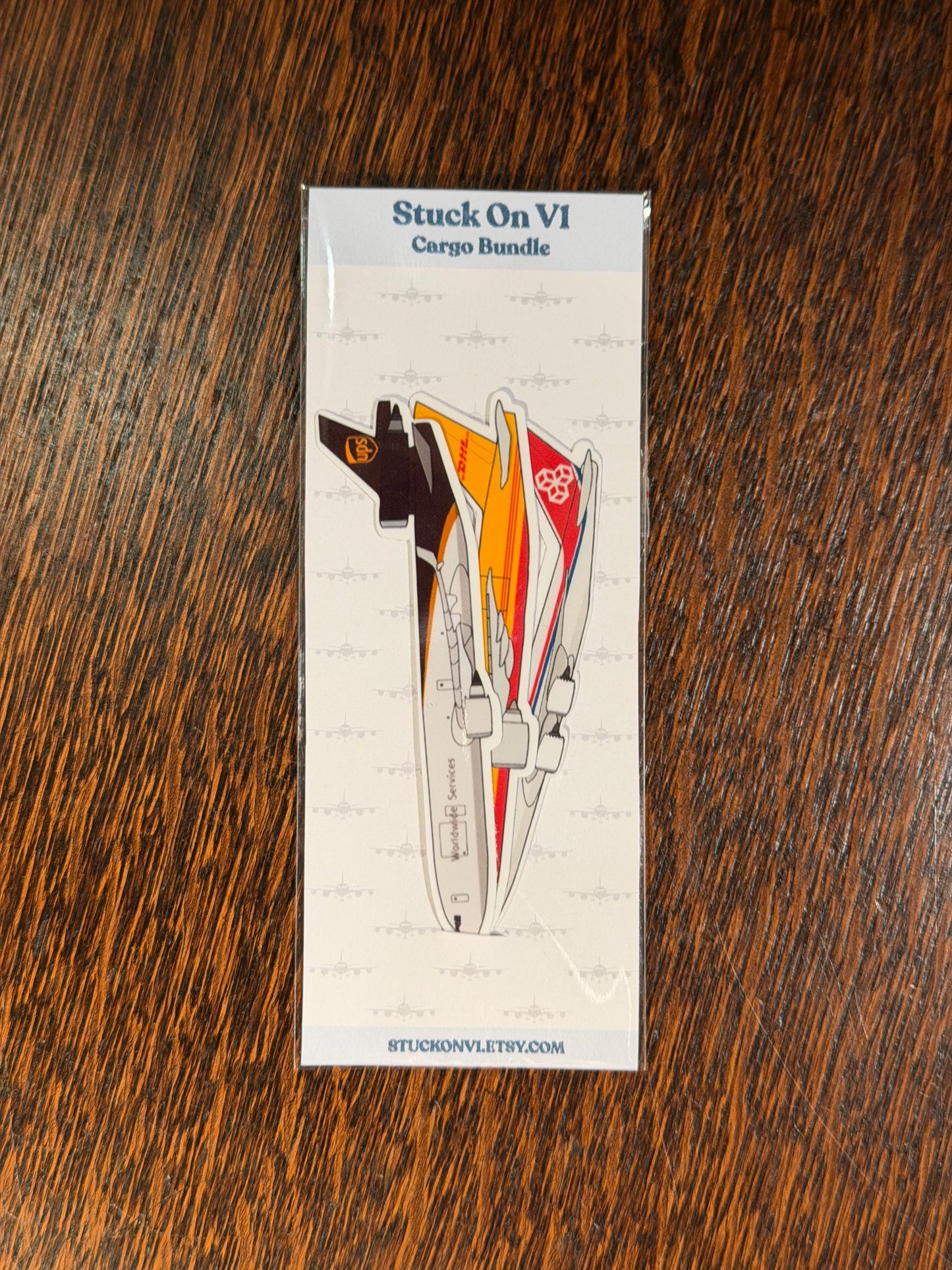 Cargo Bundle Airplane Sticker 3 Pack