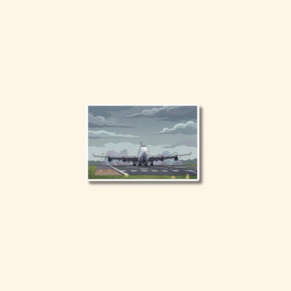 Boeing 747 Take Off Sticker