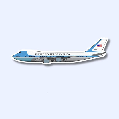 Air Force One Airplane Sticker