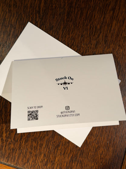 Airbus A380 Birthday Card