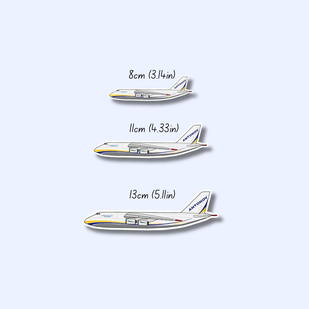 Antonov 124 Airplane Sticker