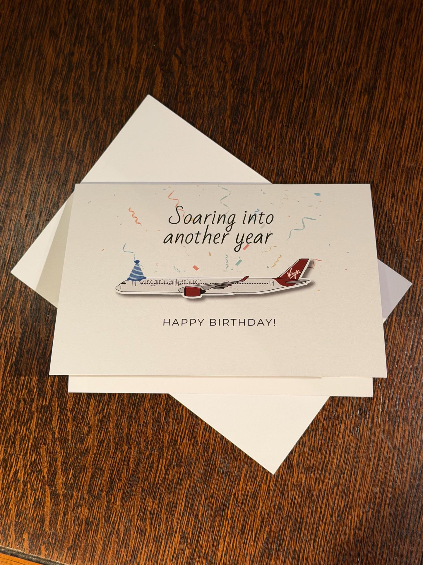 Airbus A350 Birthday Card
