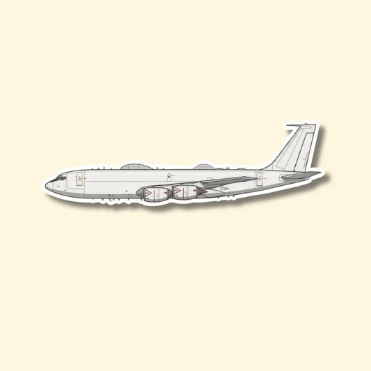E6 Mercury Military Sticker