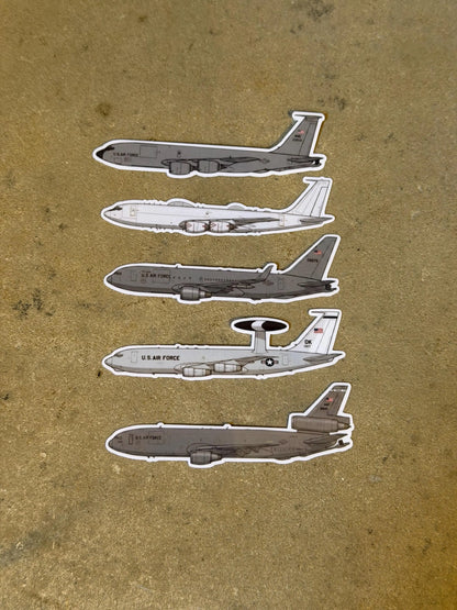 E6 Mercury Military Sticker