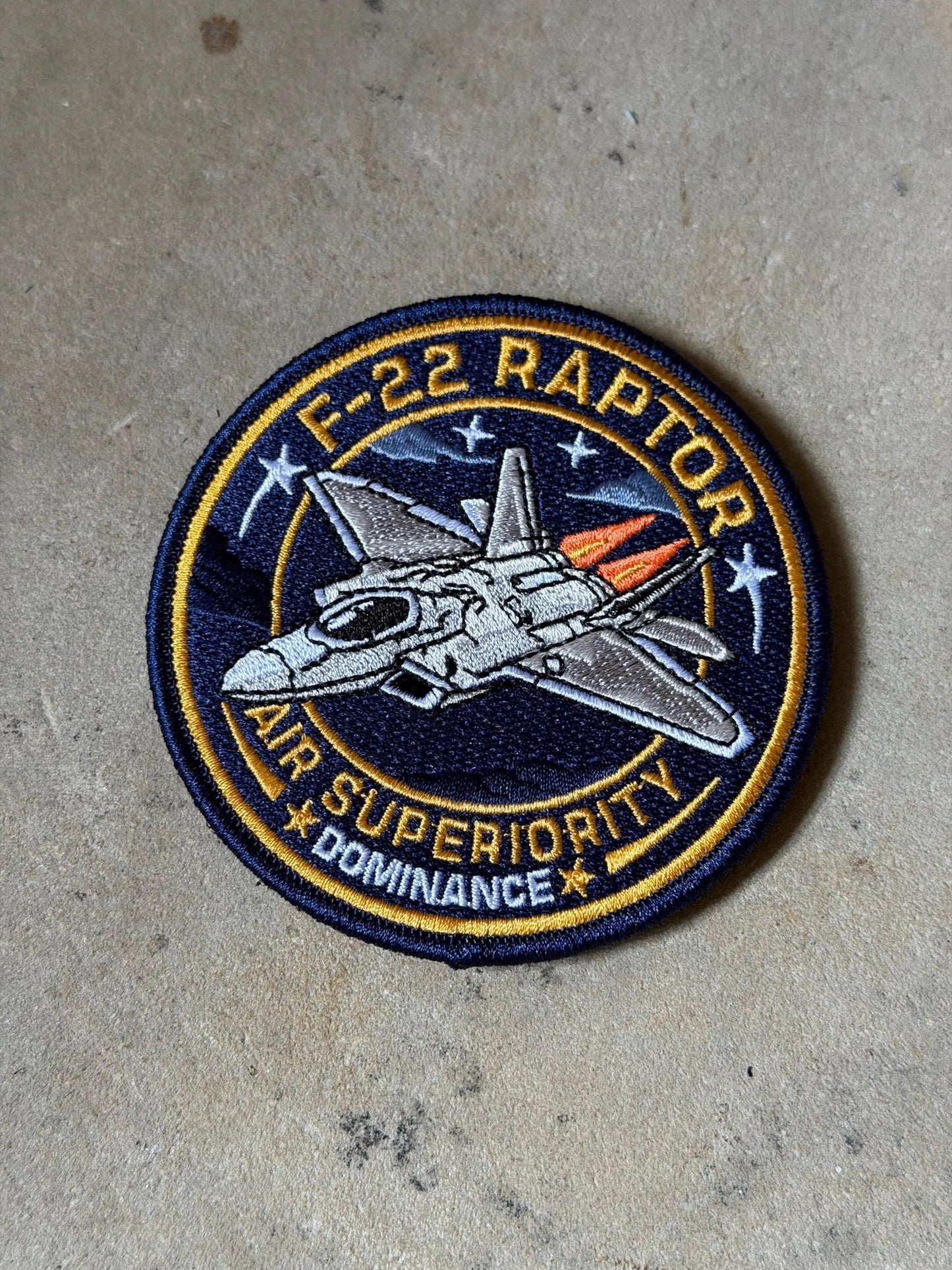 F22 Raptor Military Patch