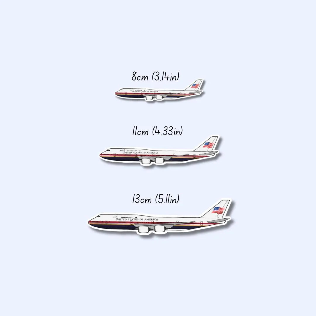 Air Force One Airplane Sticker